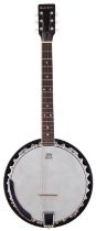 Ricky Gardiner - Harley Benton six string banjo, with Gear4Music gig bag *Ricky Gardiner was a