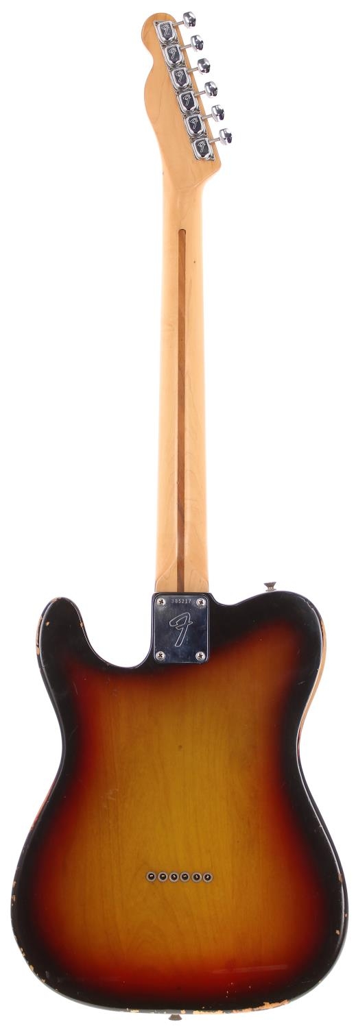 1973 Fender Telecaster electric guitar, made in USA;Â Body: sunburst finish, fading to the front, - Image 2 of 4