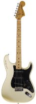 1979 Fender 25th Silver Anniversary Stratocaster electric guitar, made in USA; Body: metallic silver