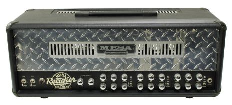 Mesa Boogie Dual Rectifier Solo Head 100 guitar amplifier head, with dust cover and footswitch *
