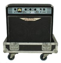 Ashdown Engineering Evo II 500 bass guitar combo amplifier, within a heavy duty flight case on