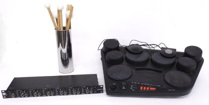 ART Headamp 6 Professional six channel headphone amplifier; together with a Yamaha DD-75