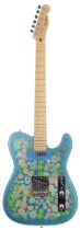 Composite Fender Blue Flower Telecaster electric guitar;Â Body: Fender Japan Blue Flower finished