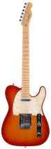 2007 Fender American Deluxe Telecaster electric guitar, made in USA; Body: Sienna sunburst finish,