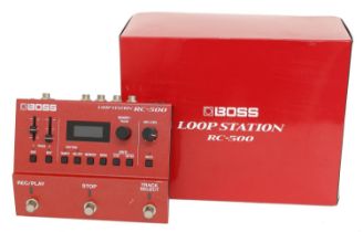 Boss RC-500 Loop Station guitar pedal, boxed *Please note: Gardiner Houlgate do not guarantee the