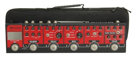 Mooer Red Truck multi-effects guitar pedal, cased *Please note: Gardiner Houlgate do not guarantee