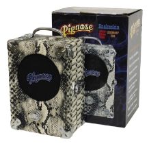 Pignose Limited Edition 7100 snakeskin guitar amplifier, boxed *Please note: Gardiner Houlgate do