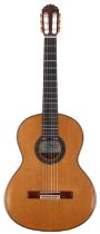 2007 Amalio Burguet Maestro-009 classical guitar, made in Spain; Back and sides: Indian rosewood,