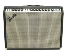 1978 Fender Twin Reverb guitar amplifier, made in USA, with footswitch *Please note: Gardiner