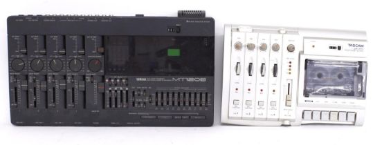 Yamaha MT120S multi-track cassette recorder; together with a Tascam MF-P01 Portastudio (2) *Please