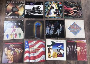 Good collection of vinyl record LPs including well-known artists and albums - Roxy Music, Aerosmith,