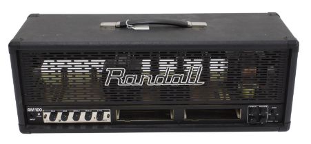 Randall RM100 guitar amplifier head unit, fitted with an 'Ultra' module *Please note: Gardiner
