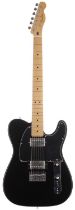 2014 Fender Blacktop Telecaster electric guitar, made in Mexico; Body: black finish, good