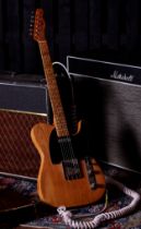 1952 Fender Telecaster electric guitar, made in USA; Body: original stripped and oiled body, neck