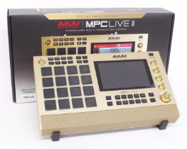 Akai Professional Special Gold Edition MPC Live II standalone music production centre,Â as new and