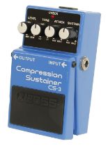 Boss CS-3 Compression Sustainer guitar pedal, boxed *Please note: Gardiner Houlgate do not guarantee