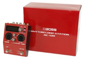 Boss RC-10R Rhythm Loop Station guitar pedal, boxed *Please note: Gardiner Houlgate do not guarantee