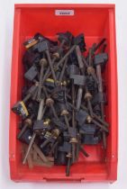 Quantity of German Herdin metal closing clamps