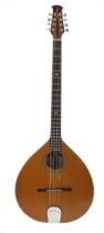 Good modern Mandocello/Bass-ouki by and labelled Davy Stuart Luthier, Christchurch, New Zealand,