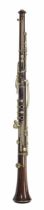 Cocuswood systeme 3 oboe with maillechort keywork, signed Gautrot-Marquet, Paris, Brevete S.G.D.