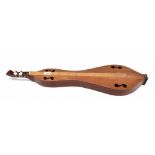 Modern Appalachian dulcimer labelled Stefan Sobell Musical Instruments, 34" long