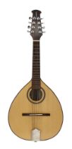 Good modern mandolin by and labelled Davy Stuart Luthier, Christchurch, New Zealand, Model: LT8,