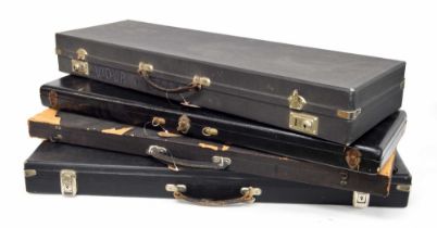 Twenty-four division bow case; also three twelve division bow cases (4)