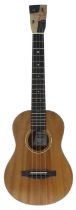 Good contemporary tenor ukulele by and labelled Mya-Moe Ukuleles, Custom Built for Michael