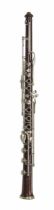 Cocuswood Boehm system oboe, signed Millereau, Brevete, 66 rue Angouleme, Paris, made circa 1890,