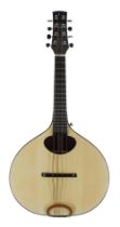 Good modern mandolin by and labelled taran Guitars, The Springwell-Coco-Euro-1 1/16, no. 10,