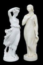 19th century Copeland Parian figure of Beatrice after the Edgar Papworth original, published March