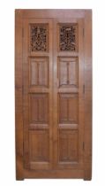 Sir Robert Lorimer (Scottish 1864-1929) - Arts & Crafts oak armoire/estate cupboard, a commission