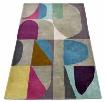 Contemporary Brink & Campman 'Estella Harmony' pure new wool rug, labelled, 55" x 80" approx