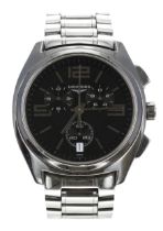 Longines Lungo Mare Chronograph stainless steel gentleman's wristwatch, reference no. L3.633.4,