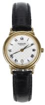 Raymond Weil Geneve gold plated lady's wristwatch, reference no. 5331, white dial with Roman