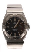 Omega Constellation Perpetual Calendar 'Double Eagle' stainless steel gentleman's wristwatch,