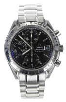 Omega Speedmaster Chronograph automatic stainless steel gentleman's wristwatch, reference no. 3513.