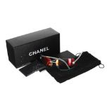 Chanel 4035 C167/6M sunglasses, made in Italy, with fabric pouch, lens cloth, rigid leather effect