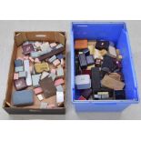 Two boxes of assorted jewellery boxes