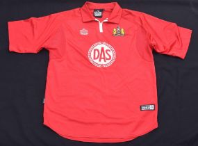 Bristol City - Short sleeved red (home) football shirt, Admiral (manufacturer), DAS (sponsor), circa