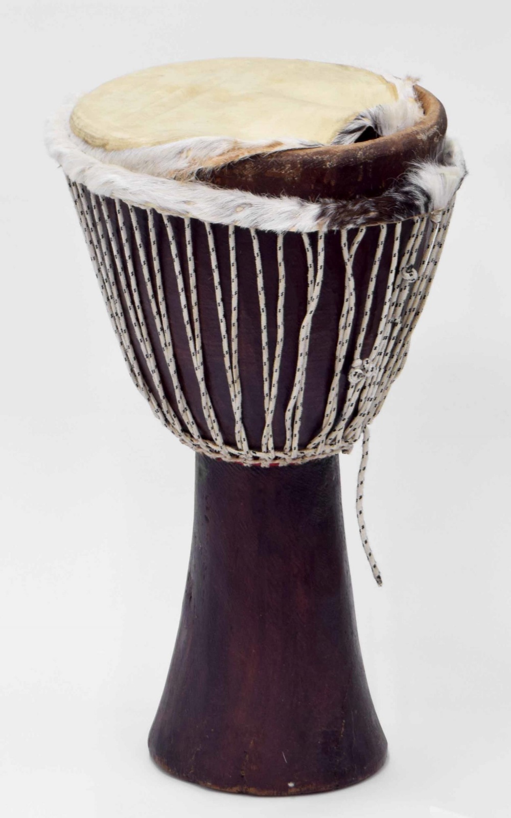 African Djembe drum, 24" high (the skin i need of a re-stretch)