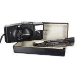 Olympus XA2 compact camera, in original plastic case with instruction booklet, with add on Olympus