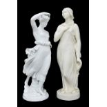 19th century Copeland Parian figure of Beatrice after the Edgar Papworth original, published March