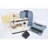 Frister Rossmann 'Cub 7' sewing machine, in case with accessories; together with an Olivetti Lettera