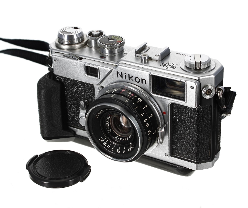 Nikon S3 rangefinder camera, no. 6304939, Nippon Kogaku Tokyo, with W-Nikkor.C  1:2.5 f=3.5cm Nippon