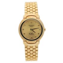 Rolex Celllini 18ct yellow gold lady's wristwatch, reference no. 6621, serial no. N373xxx, circa