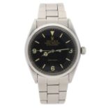 Rolex Oyster Perpetual Precision stainless steel gentleman’s wristwatch, reference no. 5500,