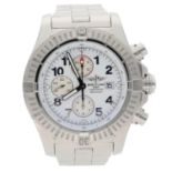 Breitling Super Avenger Chronograph automatic stainless steel gentleman's wristwatch, reference
