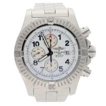 Breitling Super Avenger Chronograph automatic stainless steel gentleman's wristwatch, reference