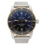 Breitling SuperOcean Heritage B20 automatic gold and stainless steel gentleman's wristwatch,